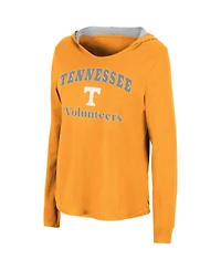 Women's Colosseum Tennessee Orange Volunteers Catalina Hoodie Long Sleeve T-shirt