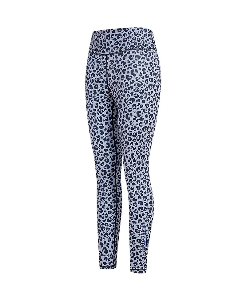 Women's Pro Standard Leopard Los Angeles Dodgers Allover Print Leggings