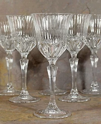 Lorren Home Trends Rcr Adagio Crystal Wine Glass Set of 6