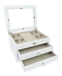 Mele & Co Large Lili Wooden Jewelry Box