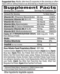 Emerald Labs B-Healthy - With L-5 Methyltetrahydrofolate (5-mthf) Coenzymated Folic Acid as Folate for Energy, Stress, Cognitive and Immune Support