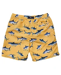 Mens Sunrise Shark Volley Board Short