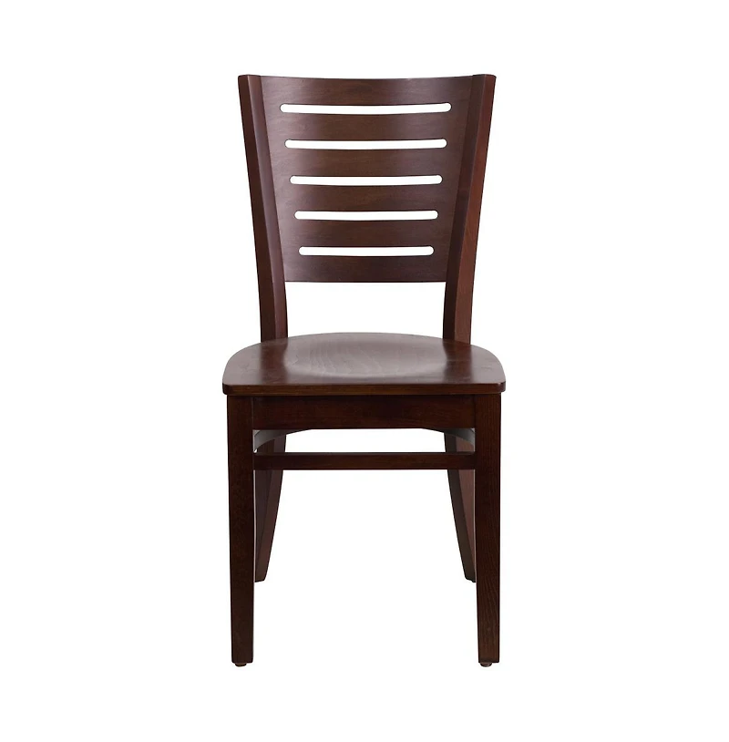 Slat Back Wooden Restaurant Dining Chair