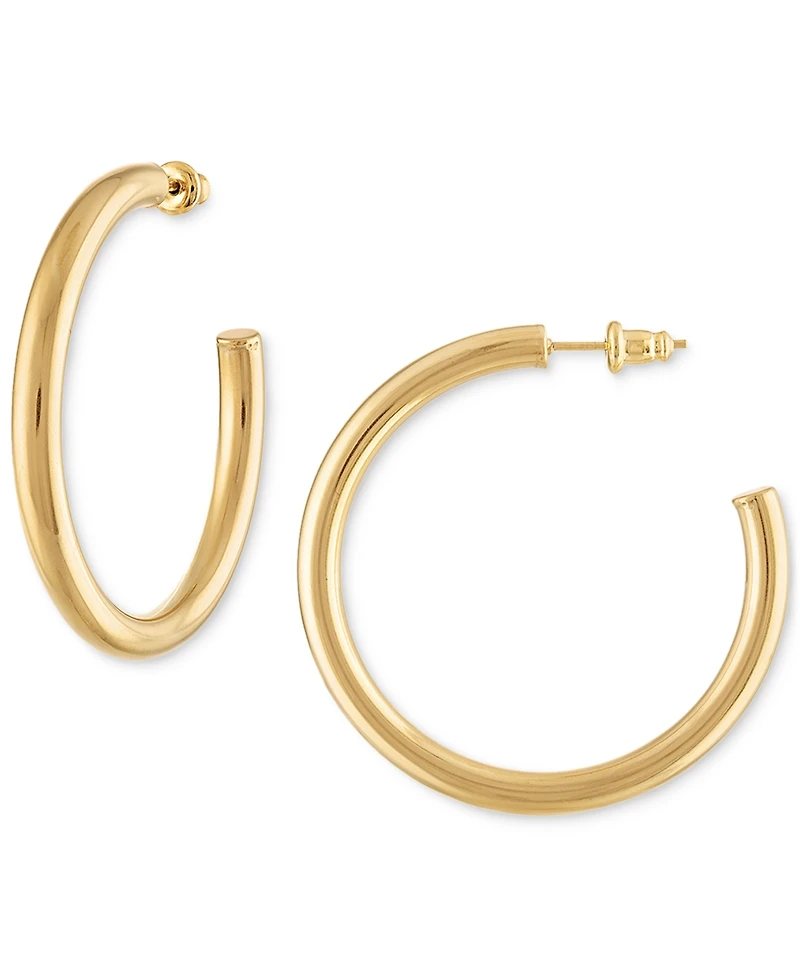 Anti-Tarnish Open Hoop Earrings