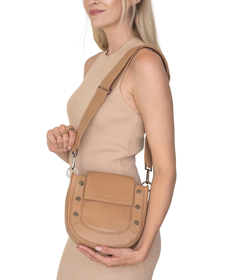 Hammitt Kayce Saddle Small Leather Crossbody