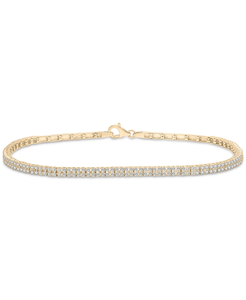 Wrapped in Love Diamond Tennis Bracelet (1 ct. t.w.) in 14k Gold, Created for Macy's