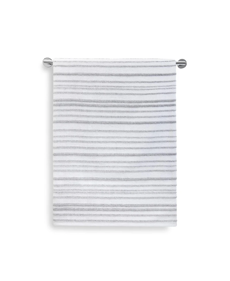 Cassadecor Urbane Stripe Cotton Bath Towel, 30" x 56"