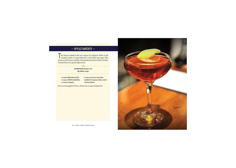 New York Cocktails- An Elegant Collection of over 100 Recipes Inspired by the Big Apple (Travel Cookbooks, Nyc Cocktails and Drinks, History of Cockta