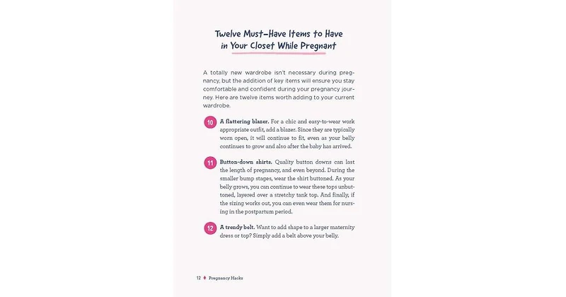 Pregnancy Hacks- 350+ Easy Hacks for a Happy and Healthy Pregnancy! by Amanda Shapin Michelson