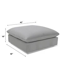 Marsten 42" Fabric Ottoman, Created for Macy's