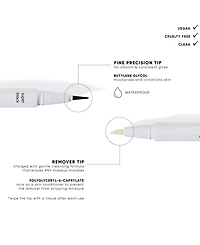 Meloway Super Black Eyeliner & Remover 2-In-1 Liquid Eyeliner With Remover Pen