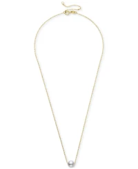 Belle de Mer Cultured Freshwater Pearl (7mm) Slide Pendant Necklace, 16" + 2" extender