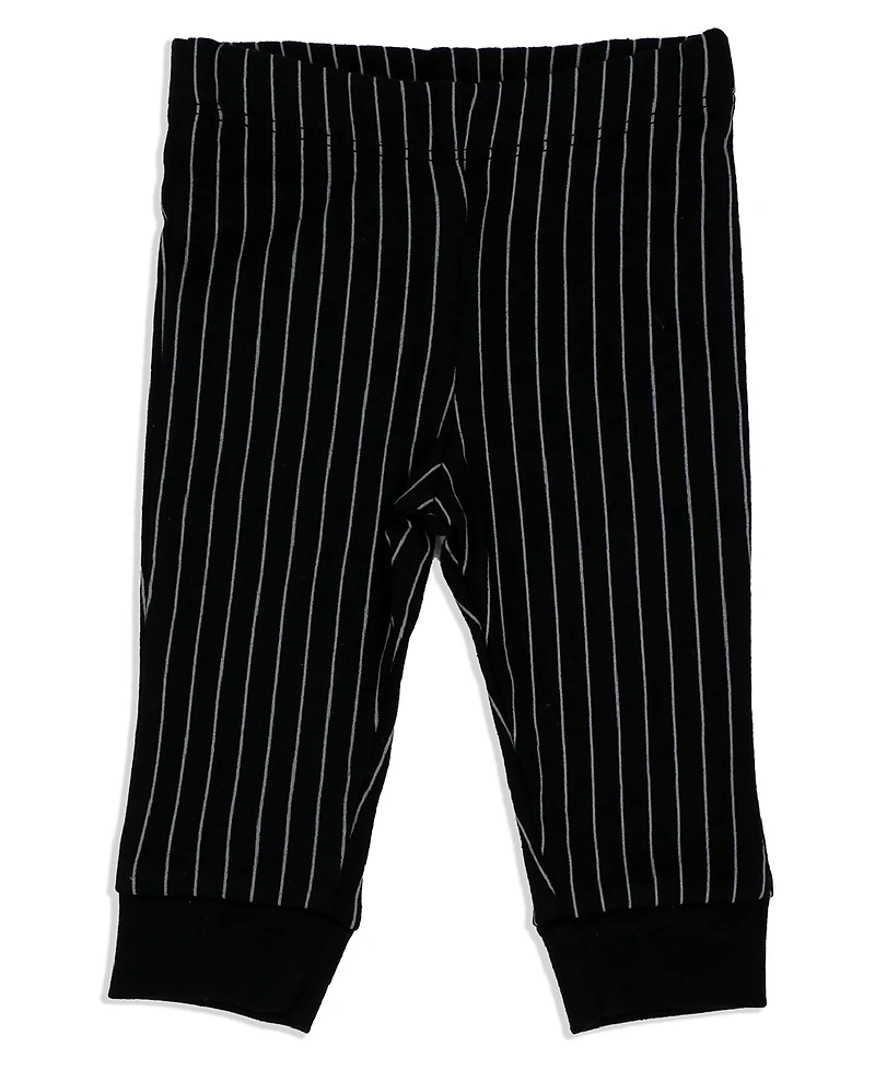 Baby Mode Baby Boys Suspender Bodysuit, Pants and Socks, 3 Piece Set