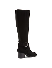 Anne Klein Women's Maelie Knee High Microsuede Regular Calf Boots