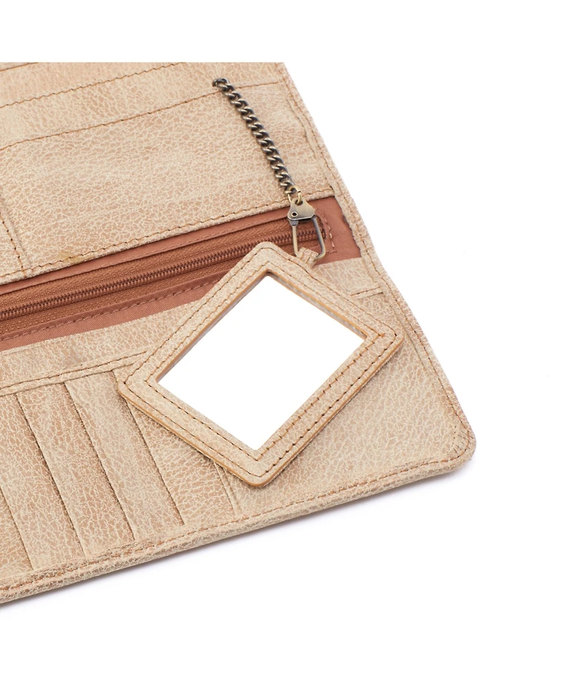 Hobo Rachel Continental Wallet - Gold Leaf