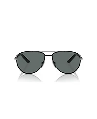 Prada Iconic Plaque Pilot Men's Sunglasses