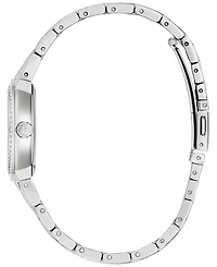 Bulova Women's Classic Crystal Stainless Steel Bracelet Watch Box Set 29mm