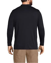 Lands' End Big & Tall Long Sleeve Super Soft Supima Polo Shirt