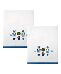 Avanti Nutcracker Trellis Cotton 2 Pack Bath Towel, 27" x 50"