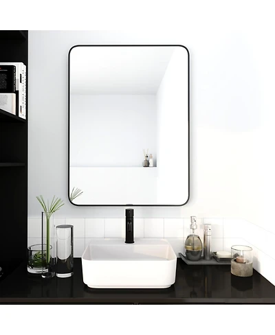 Streamdale 24 X 32 Inch Bathroom Mirror Aluminum Frame