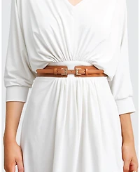 Belle & Bloom London Fog Leather Waist Belt