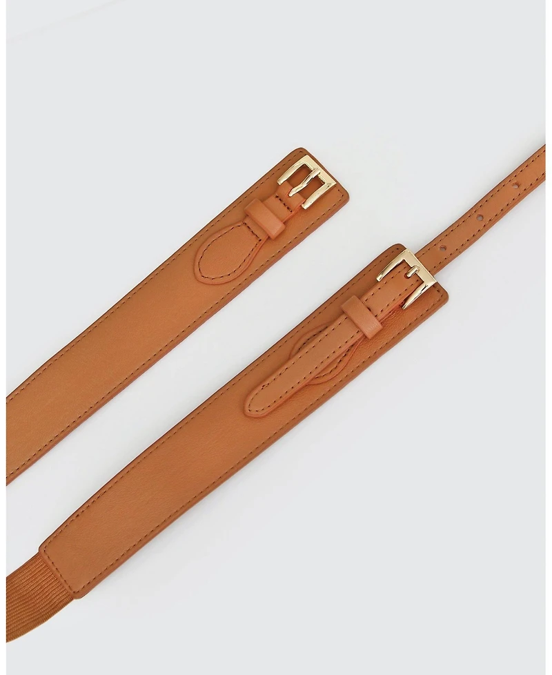 Belle & Bloom London Fog Leather Waist Belt