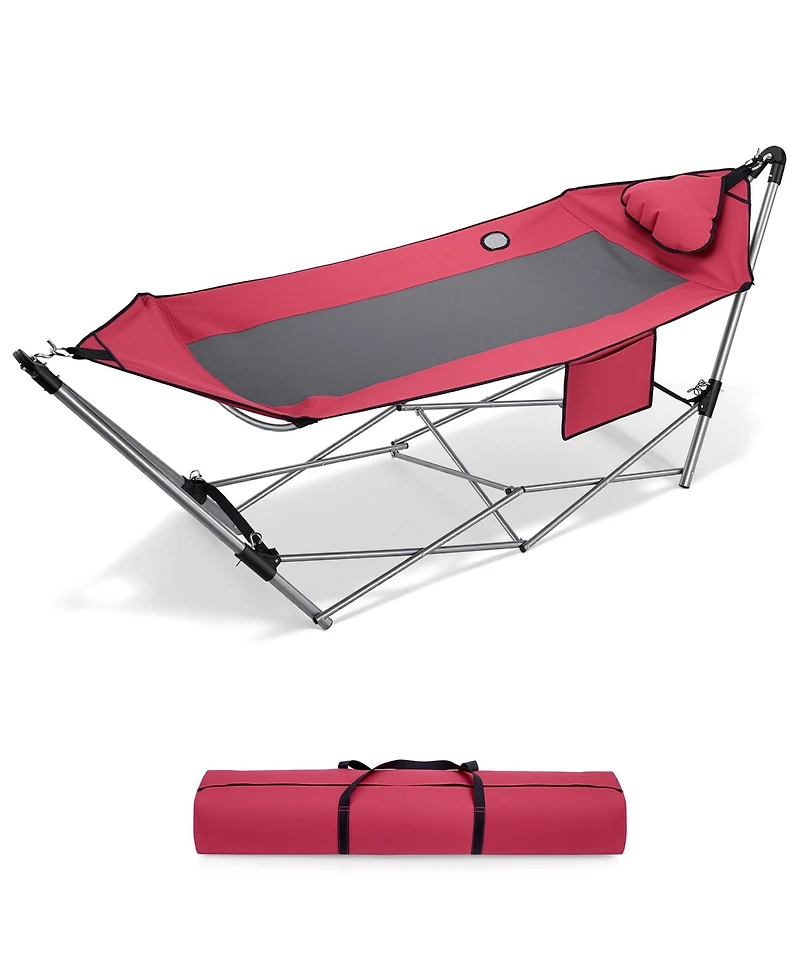 Sugift 4-Person Dome Tent Automatic Camping Tent with Carrying Bag, Yellow