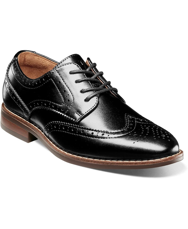 Florsheim Little Boys Rucci Junior Wingtip Oxford Shoes