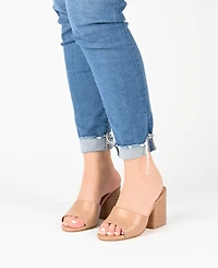 Journee Collection Women's Leslee Slip-on Sandals