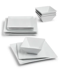 The Cellar Marc 12 Pc. Square Dinnerware Set, Service for 4, Exclusively at Macy's