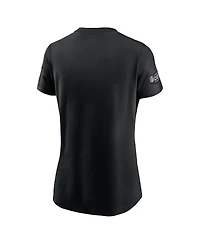 Women's Nike Black Atlanta Falcons 2023 Nfl Crucial Catch Sideline Tri-Blend T-shirt
