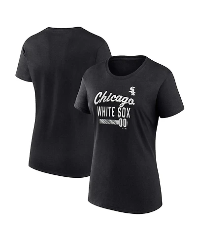 Women's Fanatics Black Chicago White Sox Logo T-shirt