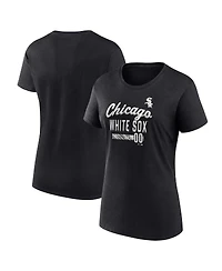 Women's Fanatics Black Chicago White Sox Logo T-shirt