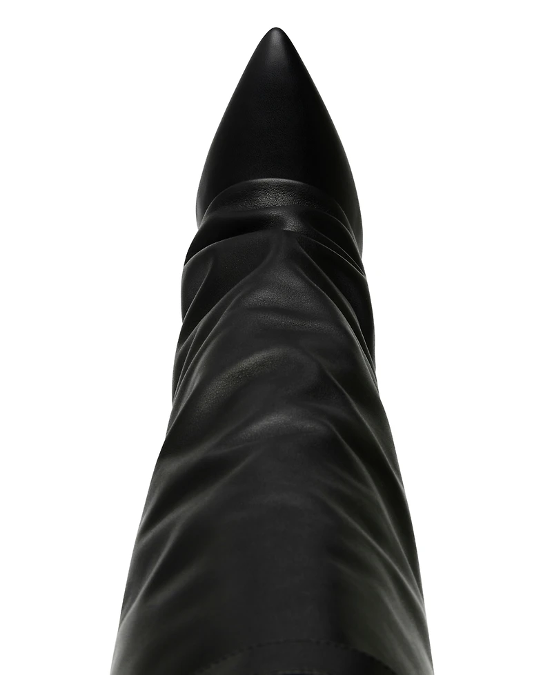 Steve Madden Women's Corenne Cuffed Wedge Tall Dress Boots