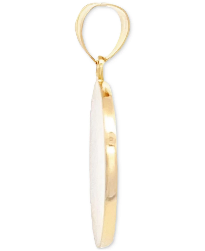 Saint Christopher Medal Pendant in 14k Yellow Gold
