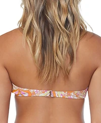 Raisins Juniors' Lanakai Printed Halter Bikini Top