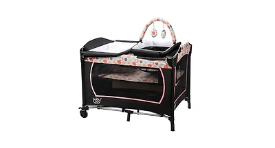 4-in-1 Convertible Portable Baby Playard with Changing Station
