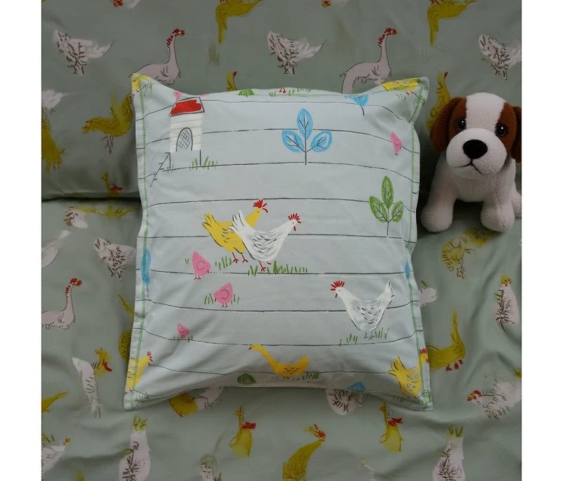 Cockadoodle European Sham for Kids