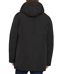 Sam Edelman Men's Three-Quarter Hooded Parka Coat