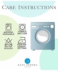 Kate Aurora 2 Pack Basic Home Rod Pocket Sheer Voile Window Curtains