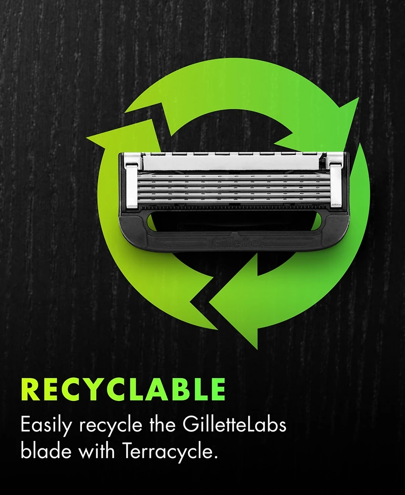 GilletteLabs Heated Razor Blade Refills, 4-Pk.