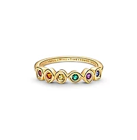 Pandora Crystal Stone x Marvel The Avengers Infinity Stones Ring