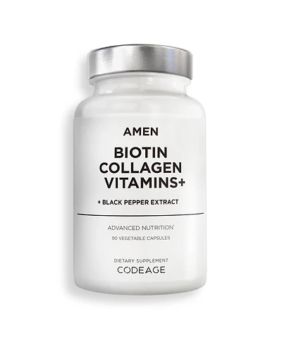 Amen Biotin Collagen Vitamins+ 10,000 mcg Biotin Supplement