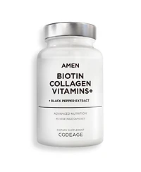 Amen Biotin Collagen Vitamins+ 10,000 mcg Biotin Supplement