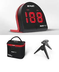 Net Playz Speed Radar, Multi-Sports Personal Speed Radar Detector Gun, Measurement Baseball Pitching, Bat Swinging and Soccer Shooting Speed