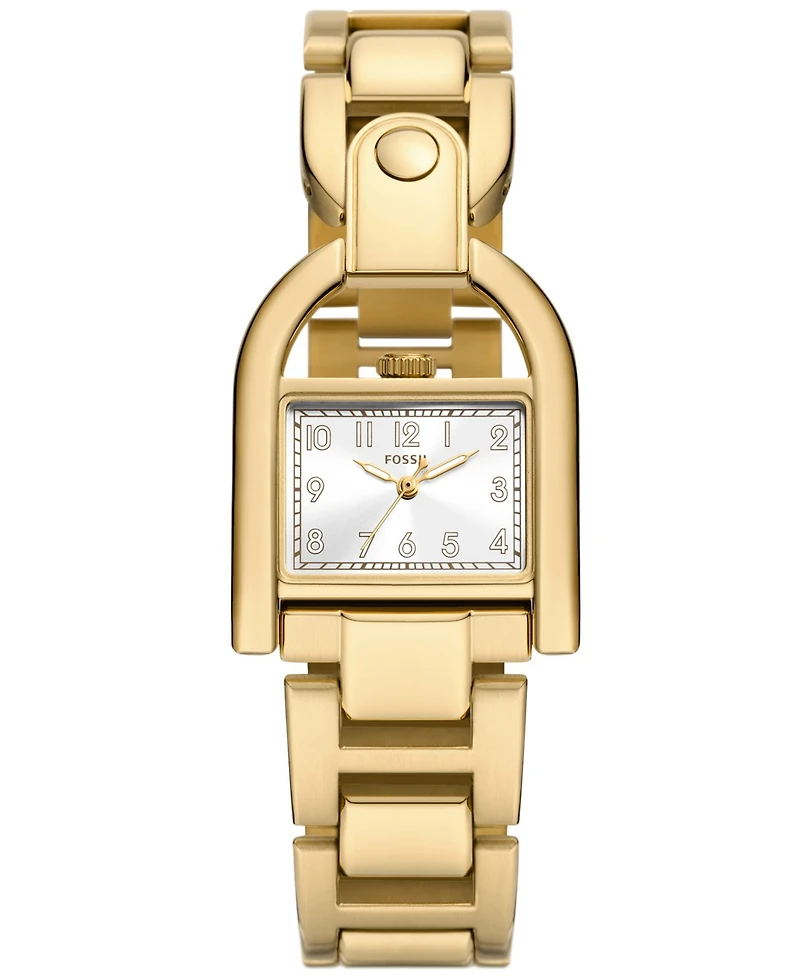 Fossil Women's Harwell Three-Hand Gold-Tone Stainless Steel Watch 28mm