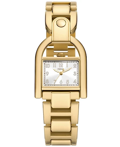 Fossil Women's Harwell Three-Hand Gold-Tone Stainless Steel Watch 28mm