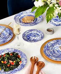 Spode Blue Italian Gravy Boat & Stand