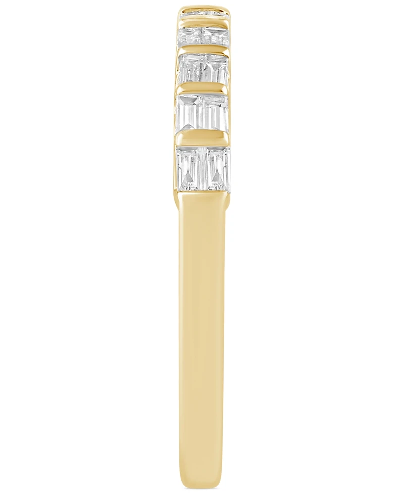 Diamond Baguette Double Row Band (1/4 ct. t.w.) 14k Gold