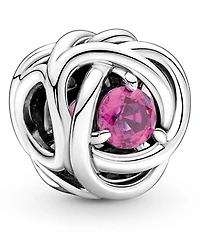 Pandora Birthstone Crystals Eternity Circle Charm 